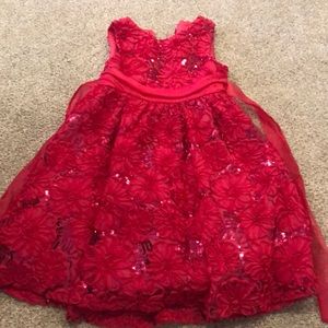 Girl’s pink formal dress